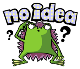 FREDDIE the Furry Frog sticker #9372425