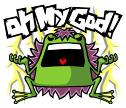 FREDDIE the Furry Frog sticker #9372426