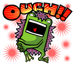 FREDDIE the Furry Frog sticker #9372428