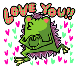 FREDDIE the Furry Frog sticker #9372431