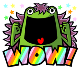 FREDDIE the Furry Frog sticker #9372434