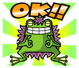 FREDDIE the Furry Frog sticker #9372436
