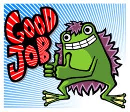 FREDDIE the Furry Frog sticker #9372440