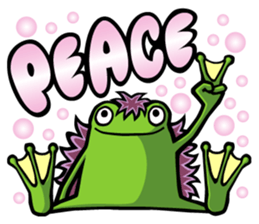 FREDDIE the Furry Frog sticker #9372442