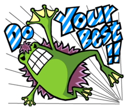 FREDDIE the Furry Frog sticker #9372444