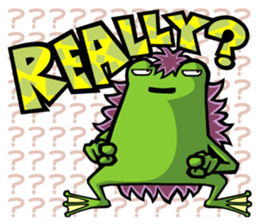 FREDDIE the Furry Frog sticker #9372446