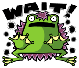 FREDDIE the Furry Frog sticker #9372447