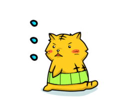 belly-warmer cat sticker #9372582
