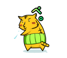 belly-warmer cat sticker #9372604