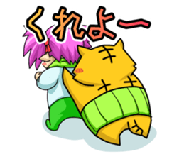 belly-warmer cat sticker #9372605