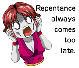 Ninja Girl Wars - What's up? - [English] sticker #9372678