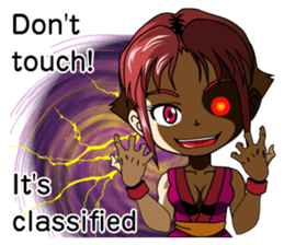 Ninja Girl Wars - What's up? - [English] sticker #9372684