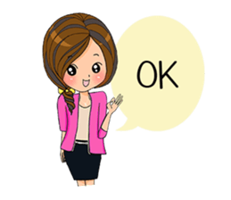 Kaitun Office Girl(EN) sticker #9374372