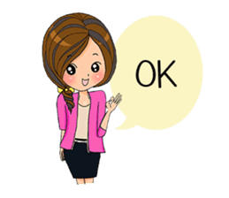 Kaitun Office Girl(EN) sticker #9374372