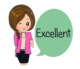 Kaitun Office Girl(EN) sticker #9374374