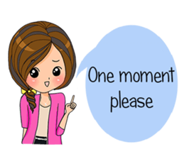 Kaitun Office Girl(EN) sticker #9374377