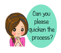 Kaitun Office Girl(EN) sticker #9374379