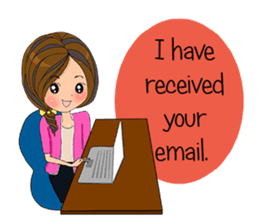 Kaitun Office Girl(EN) sticker #9374386