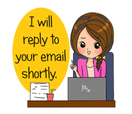 Kaitun Office Girl(EN) sticker #9374389