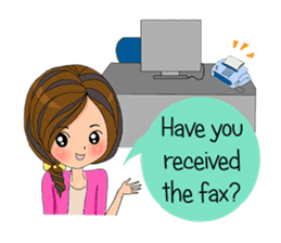 Kaitun Office Girl(EN) sticker #9374390