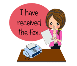 Kaitun Office Girl(EN) sticker #9374391