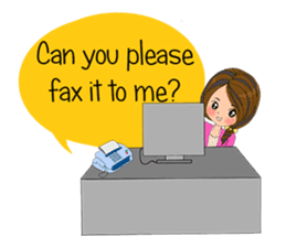 Kaitun Office Girl(EN) sticker #9374392