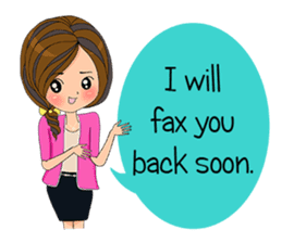 Kaitun Office Girl(EN) sticker #9374393