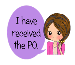 Kaitun Office Girl(EN) sticker #9374397