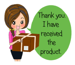 Kaitun Office Girl(EN) sticker #9374404