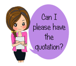 Kaitun Office Girl(EN) sticker #9374407