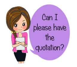 Kaitun Office Girl(EN) sticker #9374407