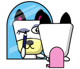 Trapezoidal Dog 5 sticker #9374412