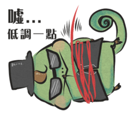 Best Actor-chameleon sticker #9374956