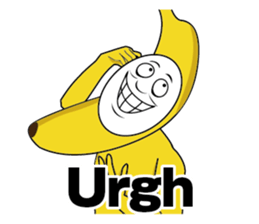 Forcibly banana2(English) sticker #9374968