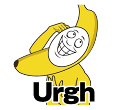 Forcibly banana2(English) sticker #9374968