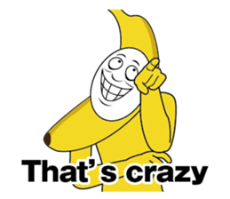 Forcibly banana2(English) sticker #9374976