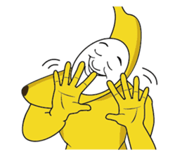 Forcibly banana2(English) sticker #9374981