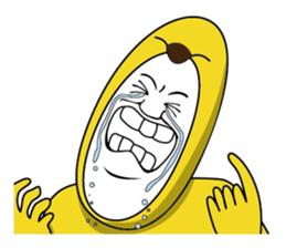 Forcibly banana2(English) sticker #9374986