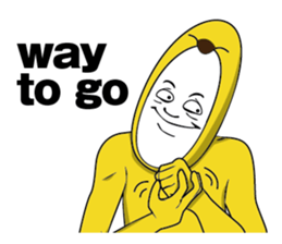Forcibly banana2(English) sticker #9374988