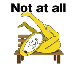 Forcibly banana2(English) sticker #9374997