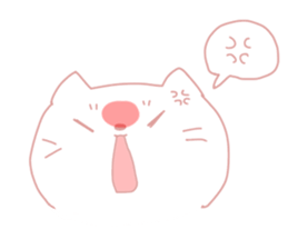 chubby and fatty cat sticker #9375376