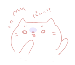 chubby and fatty cat sticker #9375379