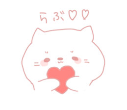 chubby and fatty cat sticker #9375383