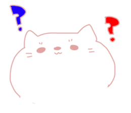 chubby and fatty cat sticker #9375384