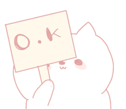 chubby and fatty cat sticker #9375391