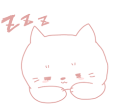 chubby and fatty cat sticker #9375396