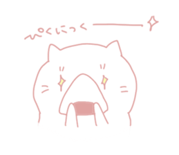 chubby and fatty cat sticker #9375399