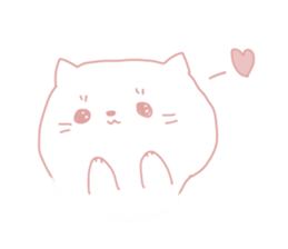 chubby and fatty cat sticker #9375401