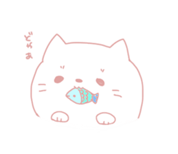 chubby and fatty cat sticker #9375402