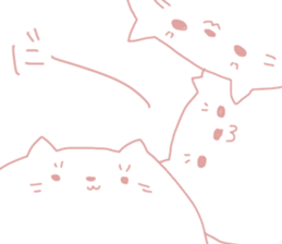 chubby and fatty cat sticker #9375406